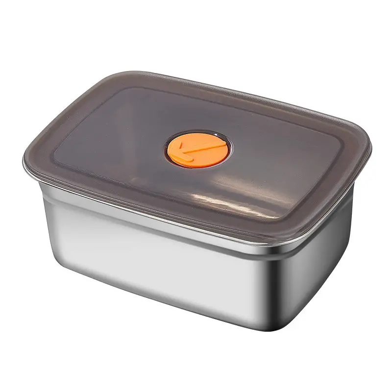 Hộp Đựng Thực Phẩm Inox Có Nắp Đậy 1500ml